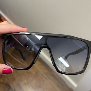 Givenchy black shield sunglasses